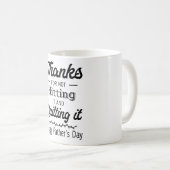 感謝してい失敗のやめために コーヒーマグカップ (正面右)