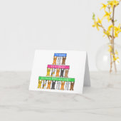 感謝してい学校へ カード (黄色い花)