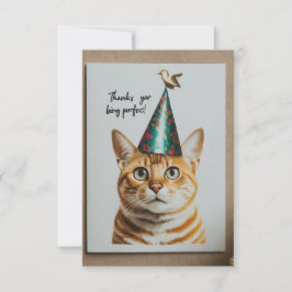 「感謝してい完璧のために」 サンキューカード