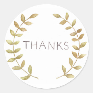 感謝してい封筒用シール ラウンドシール