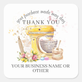 感謝してい小ベーカリーの購入。 スクエアシール