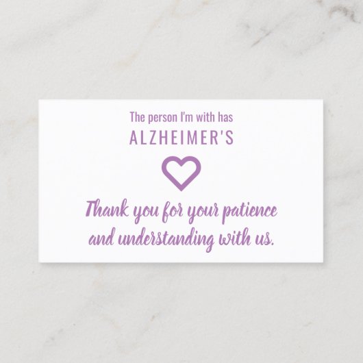 感謝してい忍耐がカードを出す 名刺 (裏面)