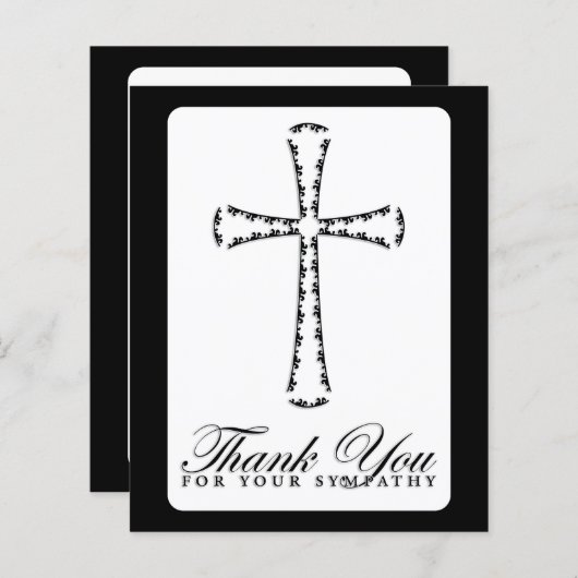 感謝してい悔やみや弔慰エレガントだ (正面/裏面)