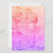 感謝してい悔やみや弔慰 (正面)