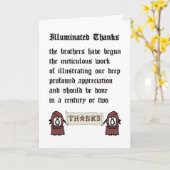 感謝してい感謝していおもしろいの詩 カード (黄色い花)