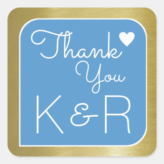 感謝してい感謝していお前 スクエアシール (正面)