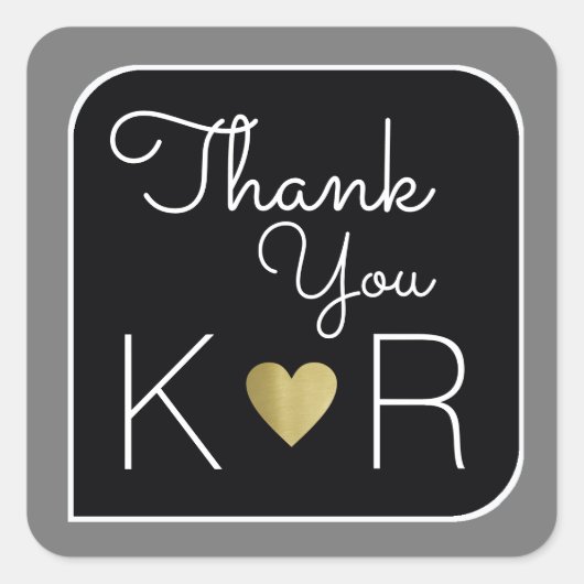 感謝してい感謝してい君 スクエアシール (正面)