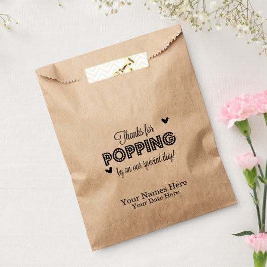 感謝してい感謝してい結婚式の引き出物よSweetYoへ フェイバーバッグ (封をした状態)