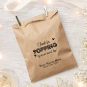 感謝してい感謝してい結婚式の引き出物よSweetYoへ フェイバーバッグ (クリップ留めされた状態)