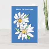 感謝してい手紙 カード (正面)