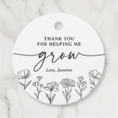 感謝してい救済の先生評価の向上 フェイバータグ (正面)