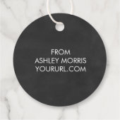 感謝してい救済の業務開花ギフトラベル フェイバータグ (裏面)