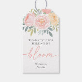 感謝してい救済の私の開花先生評価 ギフトタグ (正面)