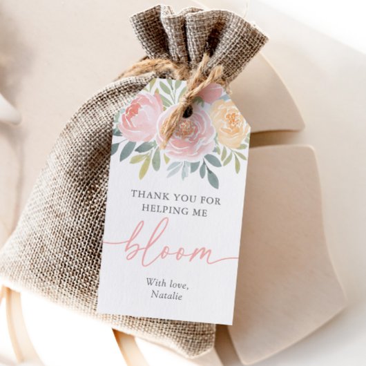 感謝してい救済の私の開花先生評価 ギフトタグ