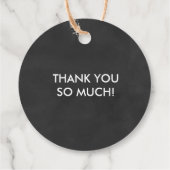 感謝してい救済の開花ラベル用の黒板 フェイバータグ (裏面)