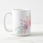 感謝してい救済の開花 コーヒーマグカップ (左)