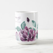 感謝してい救済の開花 コーヒーマグカップ (中央)