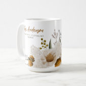 感謝してい救済の開花 コーヒーマグカップ (正面左)