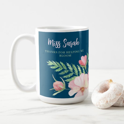 感謝してい救済のMe開花フローラマグカップ コーヒーマグカップ (ドーナツ)