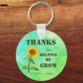 感謝してい救済キーチェーンの成長 キーホルダー (正面)