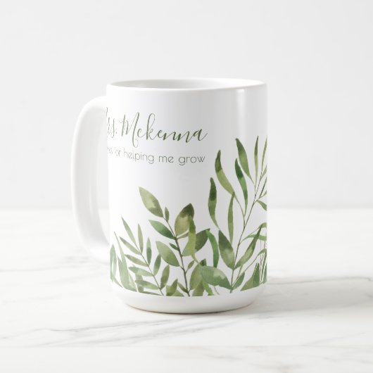 感謝してい救済僕は大きなマグカップ コーヒーマグカップ (正面左)