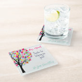 感謝してい救済先生の贈り物 ガラスコースター (アングル)