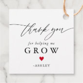 感謝してい救済先生プレゼント フェイバータグ (裏面)