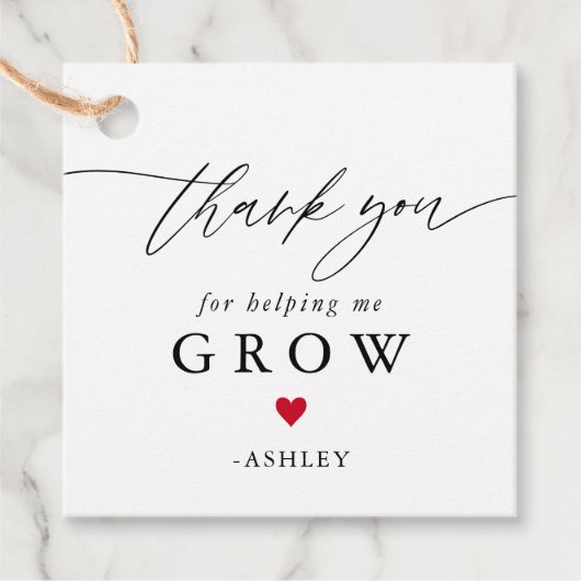 感謝してい救済先生プレゼント フェイバータグ (正面)