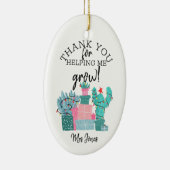 感謝してい救済先生 セラミックオーナメント (右)