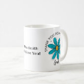 感謝してい救済私のために成長先生のコーヒーマ コーヒーマグカップ (正面右)