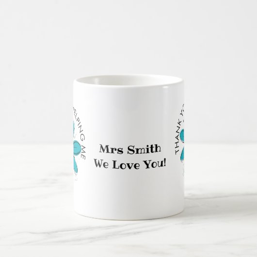 感謝してい救済私のために成長先生のコーヒーマ コーヒーマグカップ (中央)