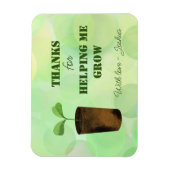 感謝してい救済私の成長サンキューカード マグネット (縦)