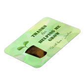 感謝してい救済私の成長サンキューカード マグネット (左側)