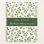 感謝してい救済私の成長プランナー プランナー手帳 (正面)