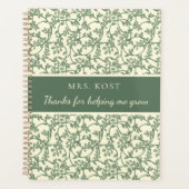 感謝してい救済私の成長プランナー プランナー手帳 (正面)