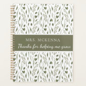 感謝してい救済私の成長プランナー プランナー手帳 (正面)