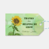 感謝してい救済私の成長！ギフトラベル ギフトタグ (正面(横))