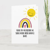 感謝してい救済私シャインカードがん病 カード (正面)