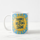 感謝してい救済For's Shine Mug コーヒーマグカップ (左)