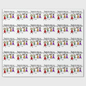 感謝してい教え米国のおもしろい先生芸術 ラッピングペーパー (フラット)