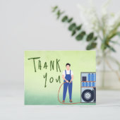 感謝してい整備士 ポストカード (スタンド正面)