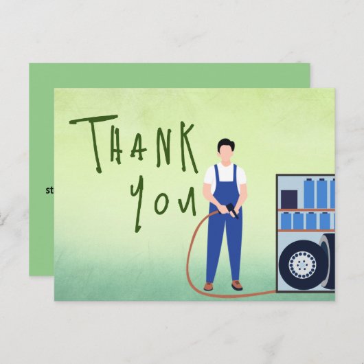 感謝してい整備士 ポストカード (正面/裏面)