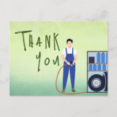 感謝してい整備士 ポストカード (正面)