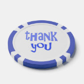 感謝してい文字 ポーカーチップ (シングル)