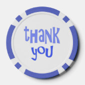 感謝してい文字 ポーカーチップ (裏面)