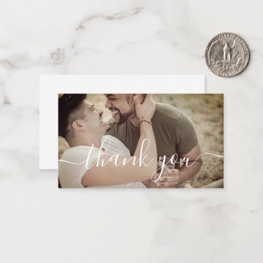 感謝してい書の結婚ゲイ写真ノートカード ノートカード