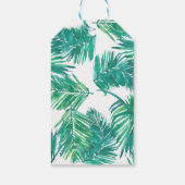 感謝してい書は熱帯フラ葉ミンゴ ギフトタグ (裏面)