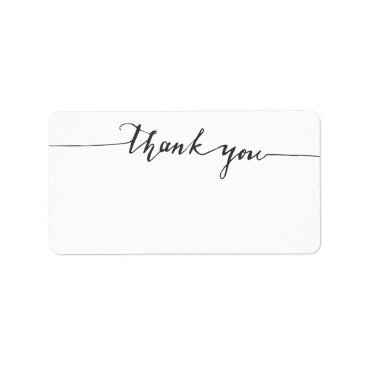 感謝してい書書空白の入力アドレス ラベル (正面)