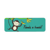 感謝してい束と猿 ラベル (正面)