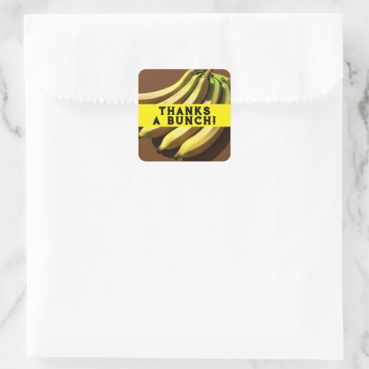 感謝してい束 スクエアシール (バッグ)